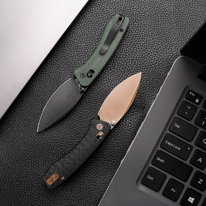 Нож Trivisa Koala-G, N690, Микарта, Зеленый (JM02-GM-N)  