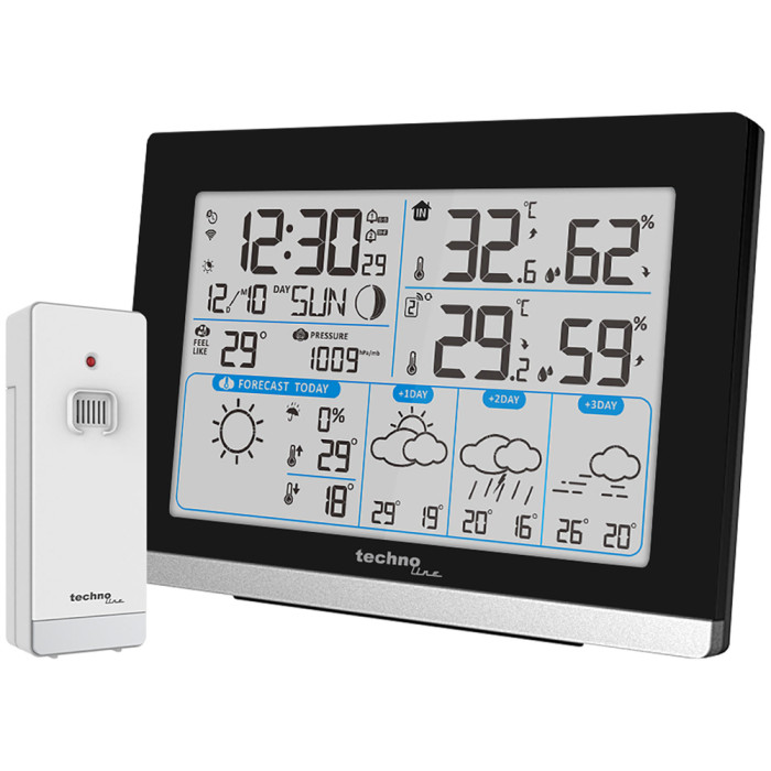 Метеостанция Technoline DirektWetter WD2100 Black (WD2100)  