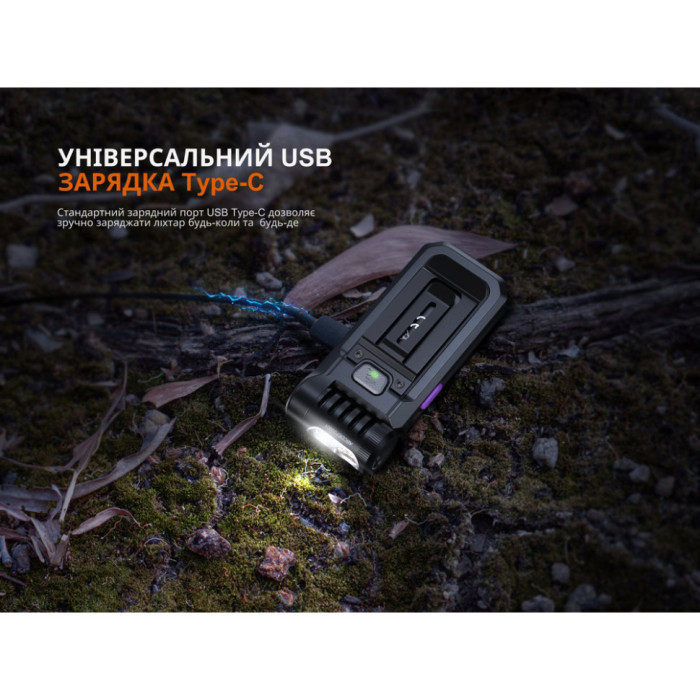 Фонарь ручной Fenix SW05R-UV LED черный (витринный образец / поврежденная упаковка)  