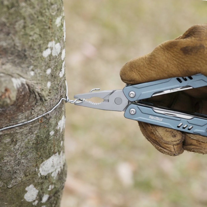 Мультитул NexTool Mini Sailor Pliers S11, голубой (блистерная упаковка)  