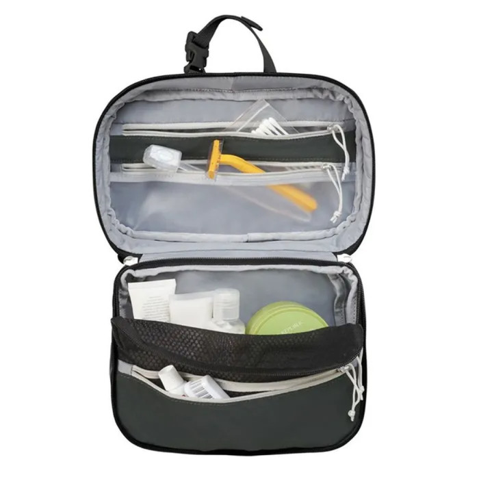 Органайзер Osprey Transporter Hanging Toiletry Kit raven black/black - O/S - черный  
