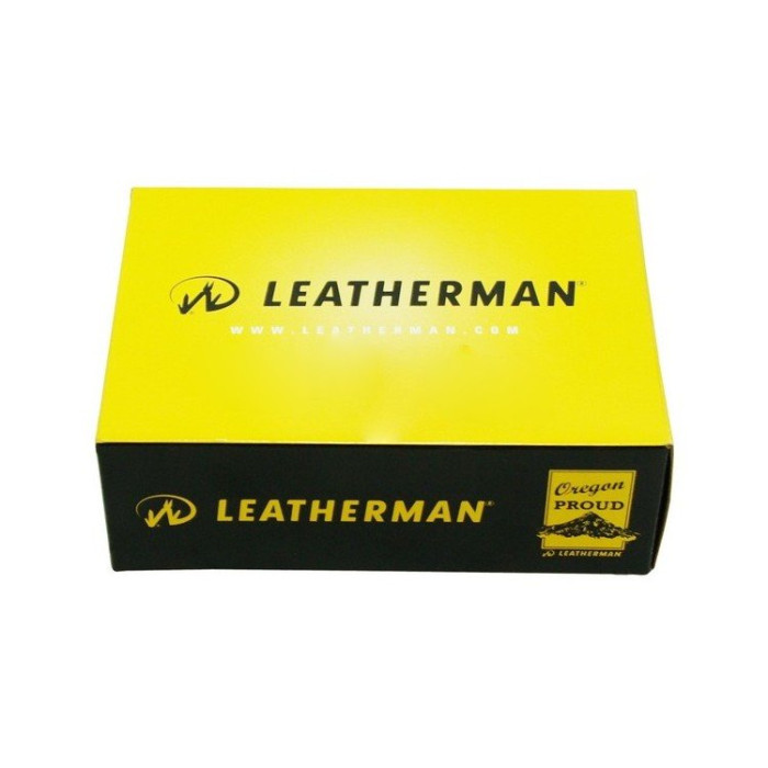 Мультитул Leatherman Micra, картонная коробка + кожаный чехол (синий)  