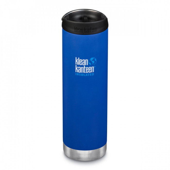 Термочашка Кепка Klean Kanteen TKWide Cafe Cap Deep Surf матовая 592 мл 