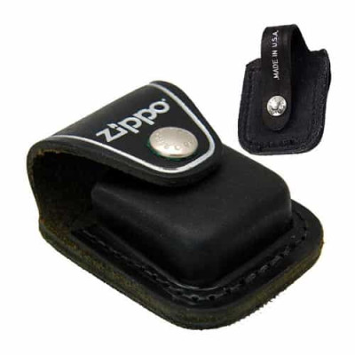 Чехол Zippo LPLBK черный с ремешком