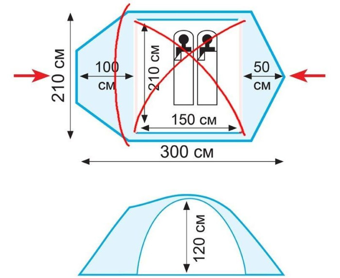Палатка Tramp Stalker 2 v2 TRT-075  