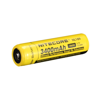 Аккумулятор литиевый 18650 Li-Ion Nitecore NL1834 3.7V (3400mAh), защищенный