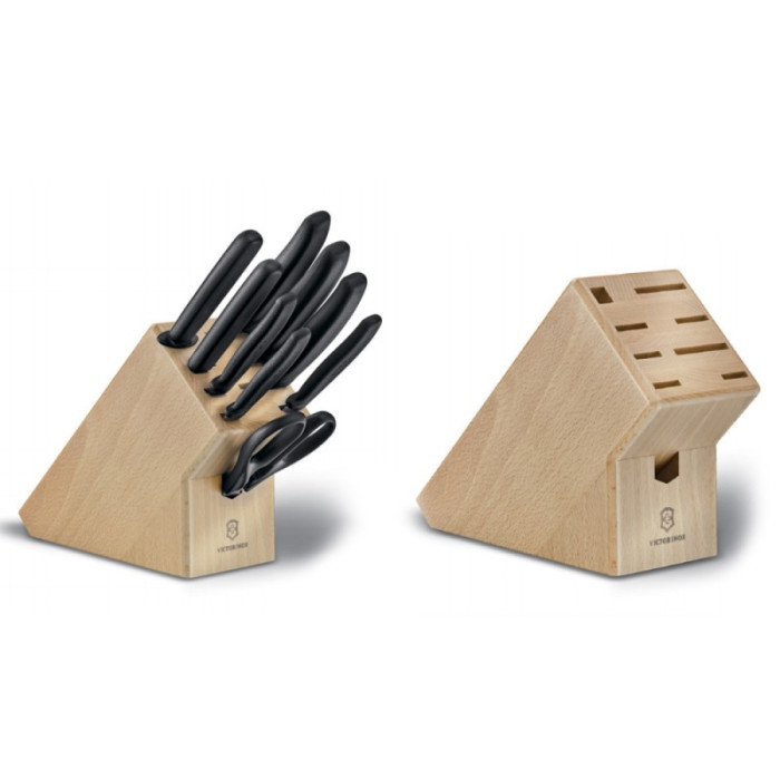 Подставка SwissClassic для 9 ножей бук (H10см)  