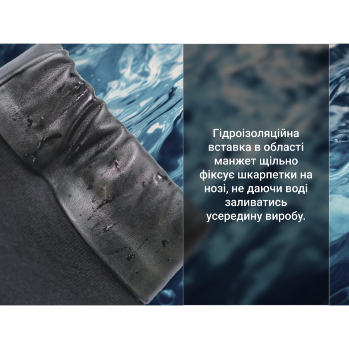 Носки водонепроницаемые Dexshell Wading Pro Socks, черные, размер L (43-46)  