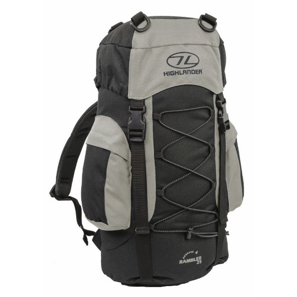Рюкзак туристический Highlander Rambler 25 Grey/Black  