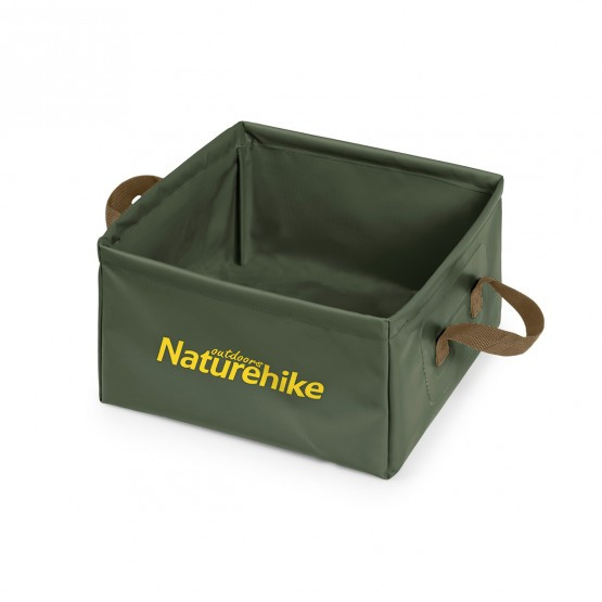Ведро складное Naturehike Square bucket 13л army green NH19SJ007 