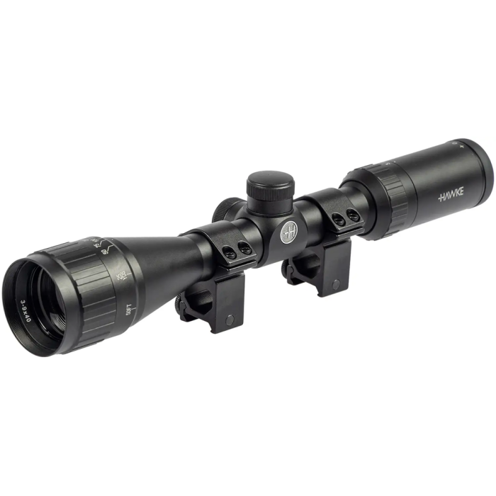 Оптический прицел Hawke Fast Mount 3-9x40 AO сетка Mil Dot. Кольца на Weaver  