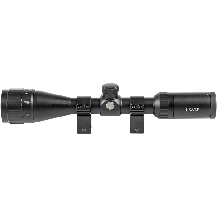 Оптический прицел Hawke Fast Mount 3-9x40 AO сетка Mil Dot. Кольца на Weaver  
