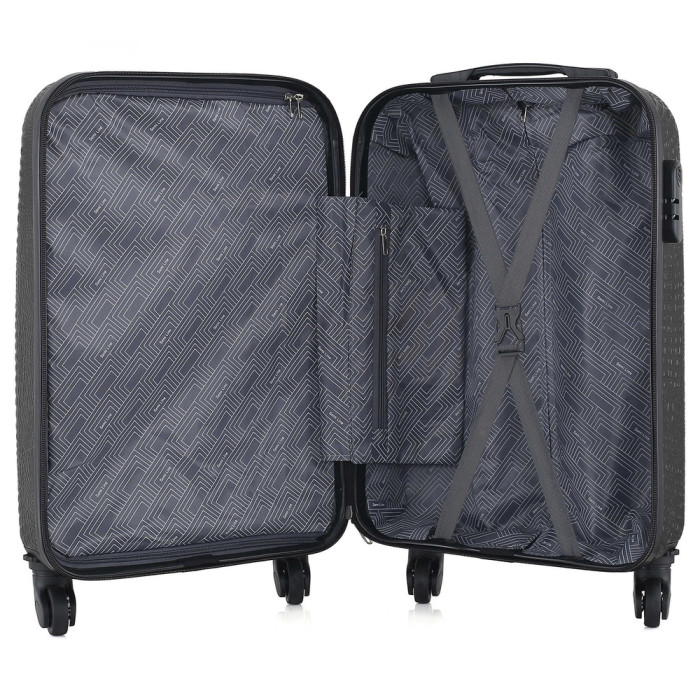 Чемодан Semi Line 24" (M) Black (T5638-2)  