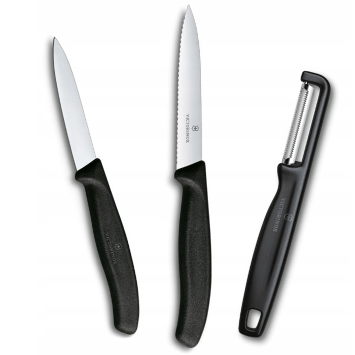 Набор для чистки овощей Victorinox Swiss Classic 3шт черн 6.7113.33  