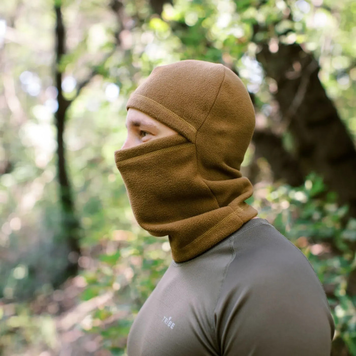 Балаклава флисовая Tribe Fleece Balaclava T-KF-0021 OS, coyote  