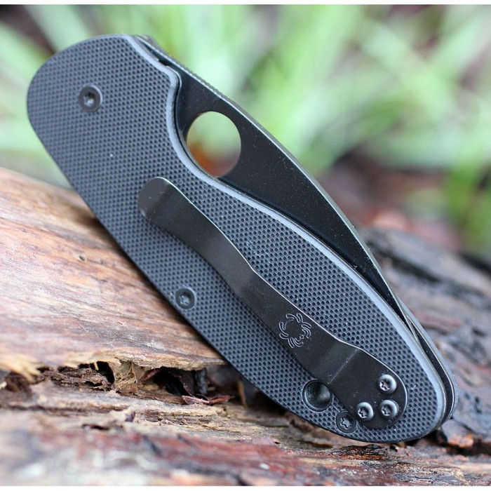 Нож Spyderco Efficent Black Blade (C216GPBBK)  