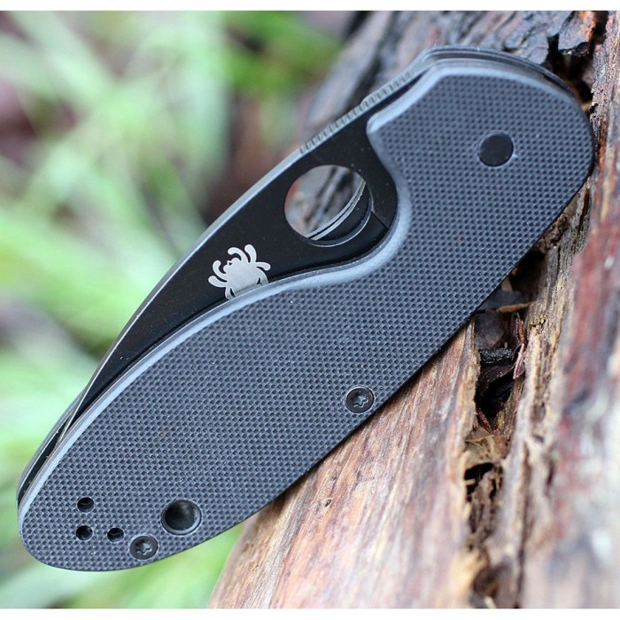 Нож Spyderco Efficent Black Blade (C216GPBBK)  