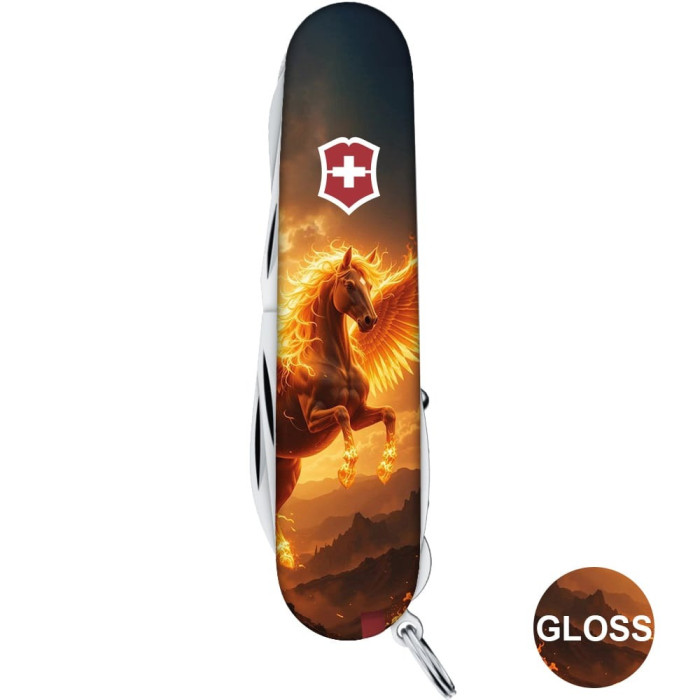 Складной нож Victorinox HUNTSMAN ZODIAC Огненный пегас 1.3713.3.Z5250pk  