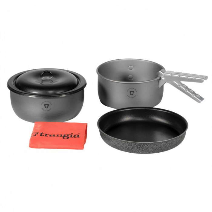Набор посуды Trangia Tundra III HA 1.75/1.5 л (два котелка, сковорода, крышка, ручка, чехол)  