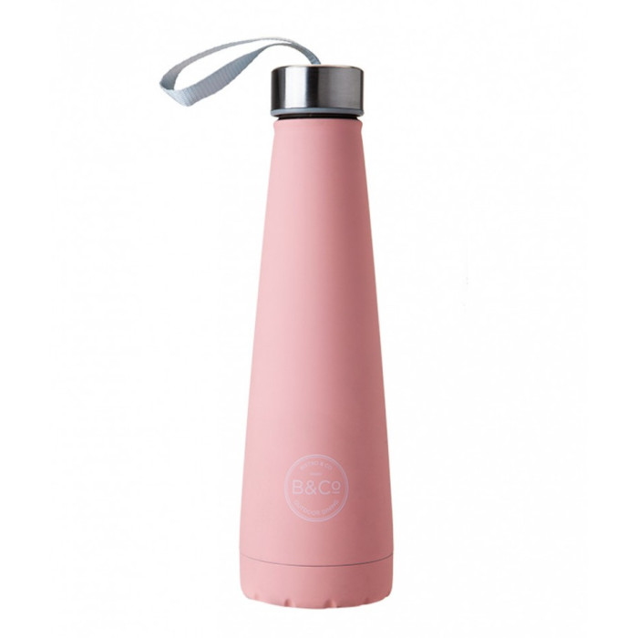 Термобутылка Summit B&Co Conical Bottle Flask Rubberized Blush Pink 450 мл  