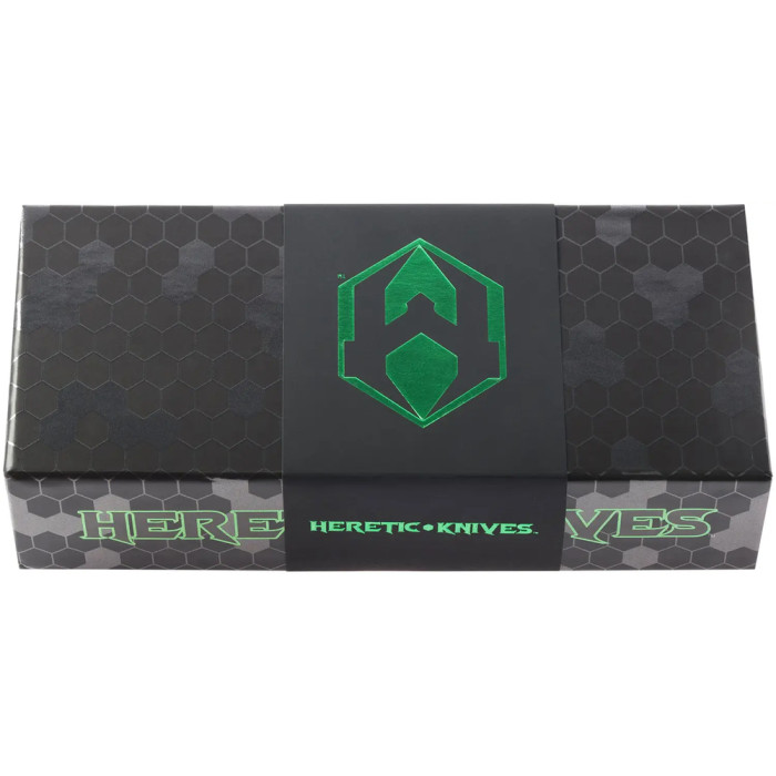 Нож Heretic Manticore X Double Edge Black Blade Ultem Inlays  