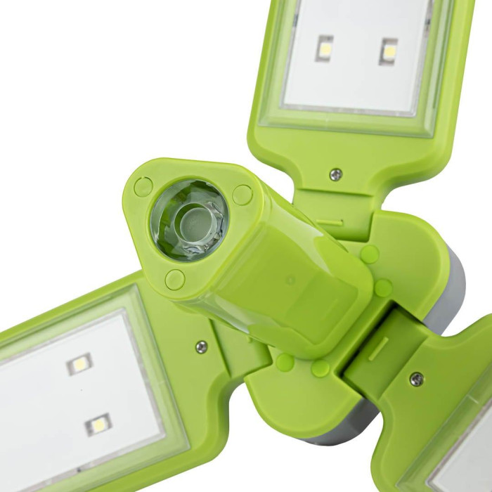 Фонарь для кемпинга KILNEX на солнечных батареях лепестки + Powerbank 2600 МАH, 140 lm  