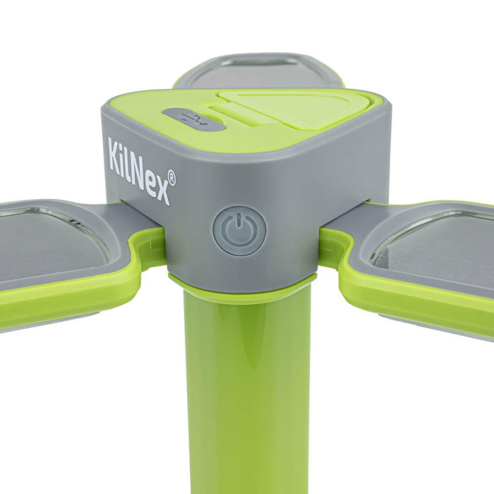 Фонарь для кемпинга KILNEX на солнечных батареях лепестки + Powerbank 2600 МАH, 140 lm  