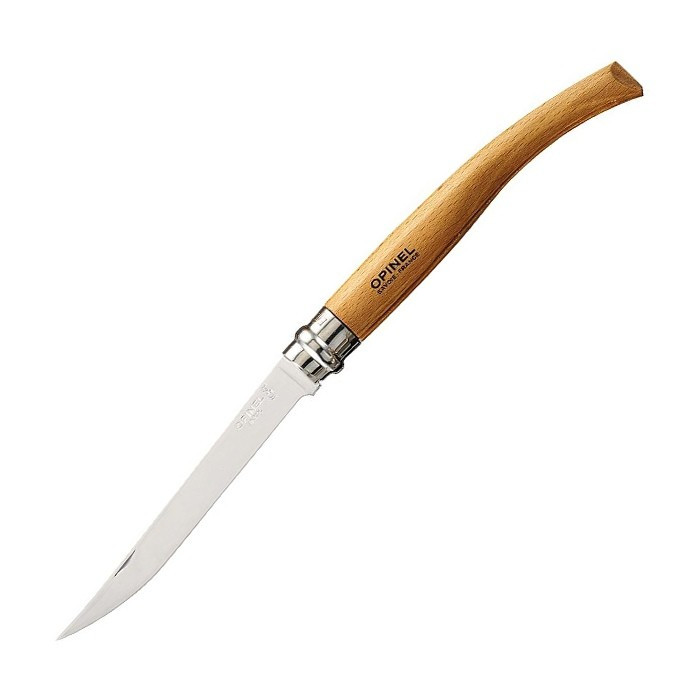 Нож Opinel Effile 10 VRI, бук, филейный 