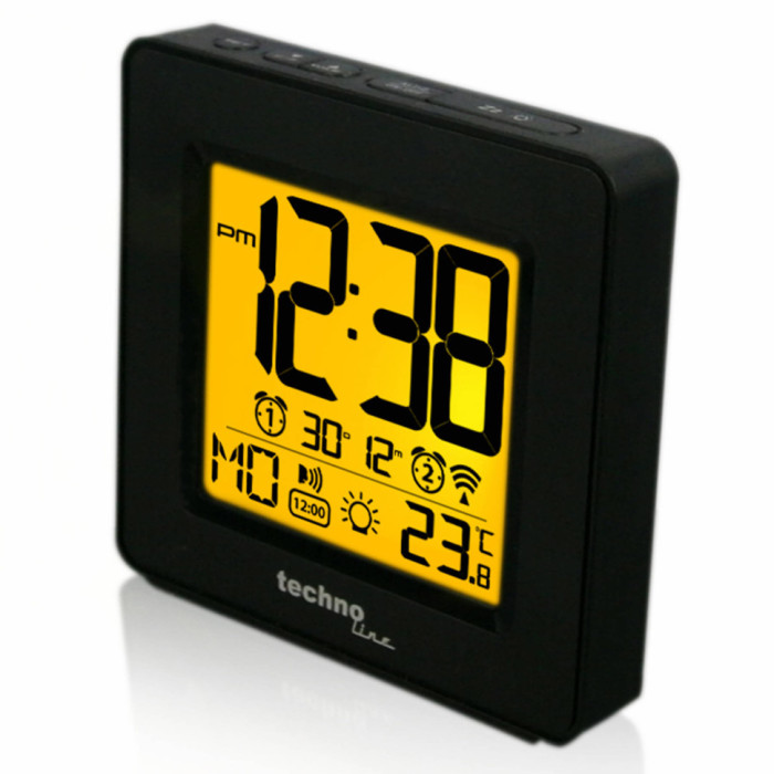 Часы настольные Technoline WT330 Black (WT330)  