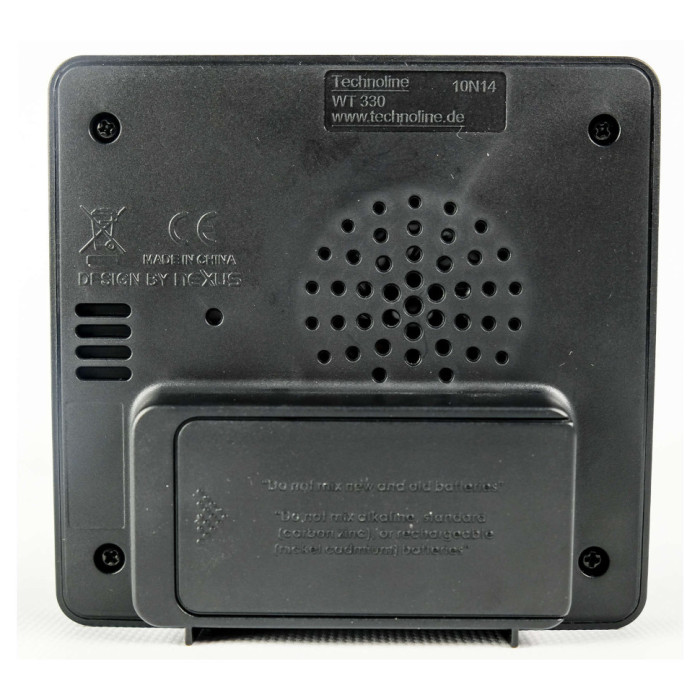 Часы настольные Technoline WT330 Black (WT330)  