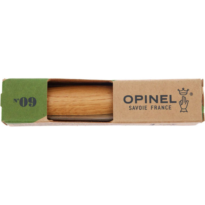 Нож Opinel №9 VRI, дуб, упаковка  