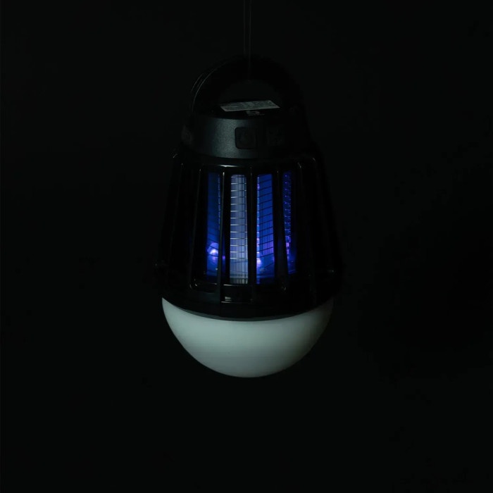 Фонарь-истребитель насекомых Bo-Camp Atom WP Rechargable 180 Lumen Black (5818804)  