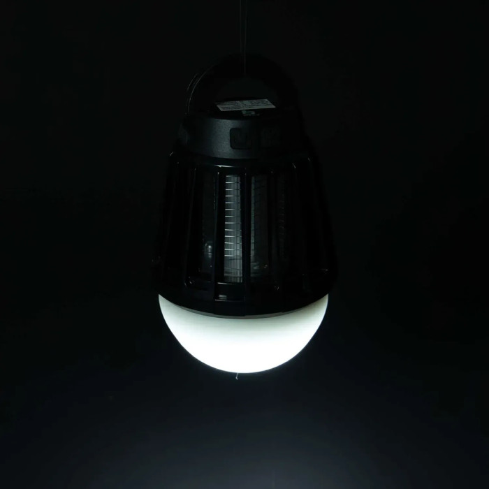 Фонарь-истребитель насекомых Bo-Camp Atom WP Rechargable 180 Lumen Black (5818804)  