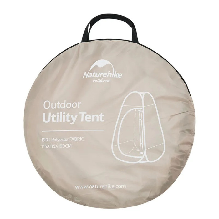 Палатка-душ Naturehike Utility Tent 210T polyester NH17Z002-P, коричневый  