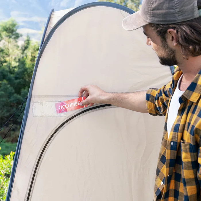 Палатка-душ Naturehike Utility Tent 210T polyester NH17Z002-P, коричневый  