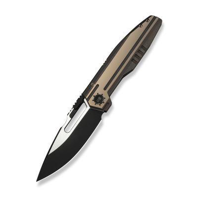 Нож складной туристический Weknife Reveille (9.7 см) Bohler M390 / Titanium бронзовый
