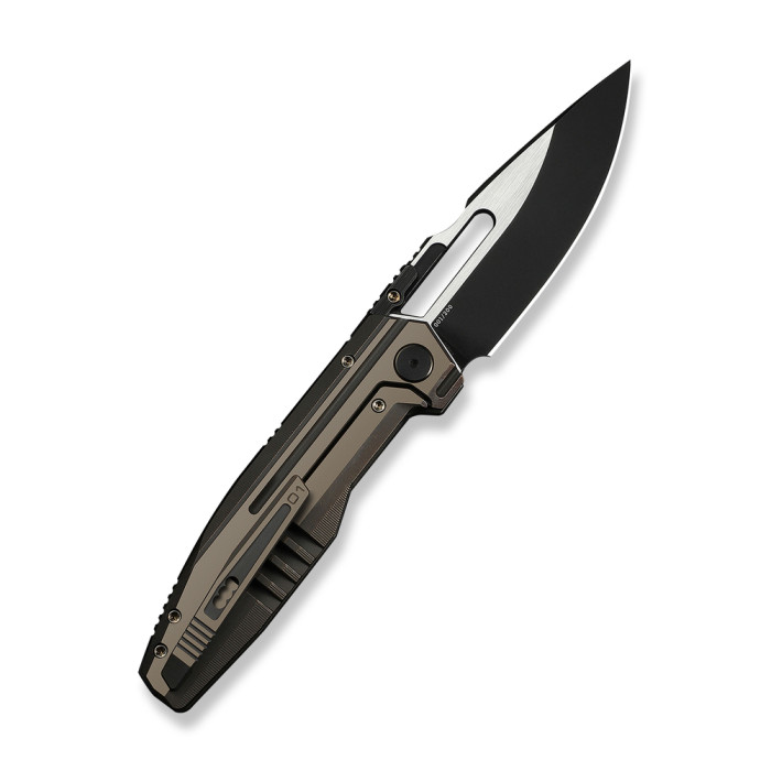Нож складной туристический Weknife Reveille (9.7 см) Bohler M390 / Titanium бронзовый  