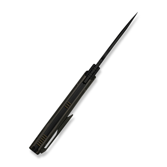 Нож складной туристический Weknife Reveille (9.7 см) Bohler M390 / Titanium бронзовый  