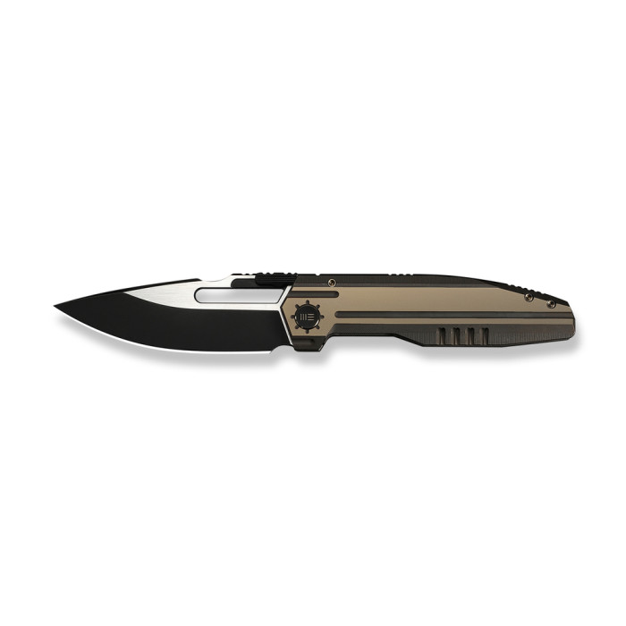 Нож складной туристический Weknife Reveille (9.7 см) Bohler M390 / Titanium бронзовый  