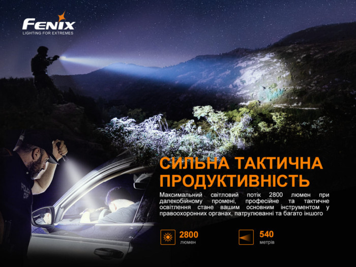 Фонарь ручной Fenix ​​TK22TAC (Замена кнопки/открытая упаковка)  