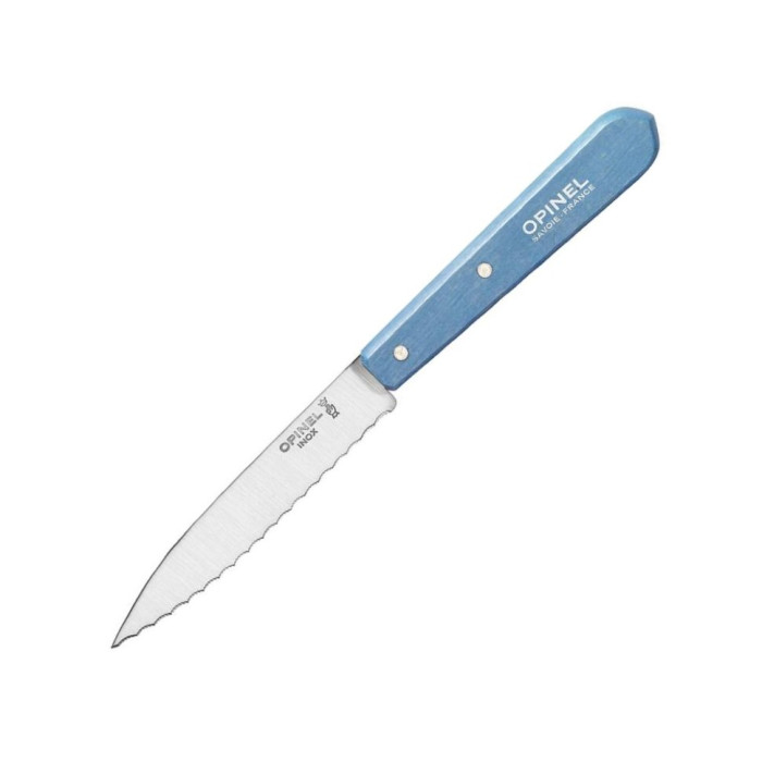 Нож кухонный Opinel №113 Serrated, Голубой  