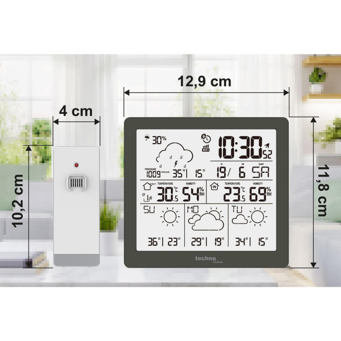 Метеостанция Technoline DirektWetter WD2200 Graphite (WD2200)  