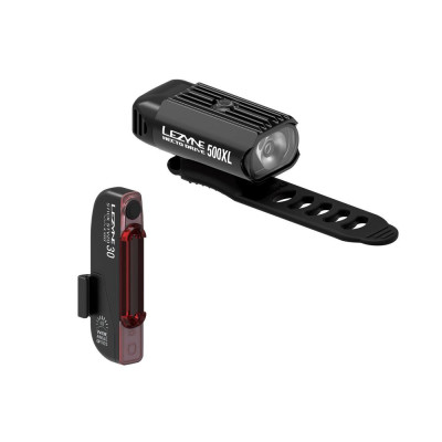 Комплект фар Lezyne HECTO DRIVE 500XL / STICK PAIR 500/30 люменов Y14