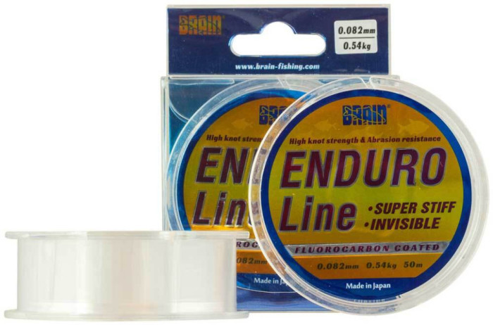 Леска Brain Enduro 50 m 0,143 mm #0.8, 1.64 kg, 3.6 lb,smoke  