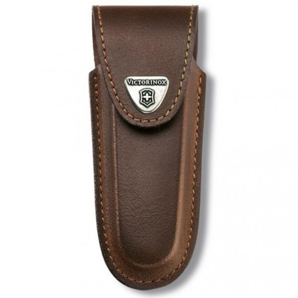 Чехол для ножей кожаный Victorinox на липучке 2-4 слоя 111мм (4.0537)  