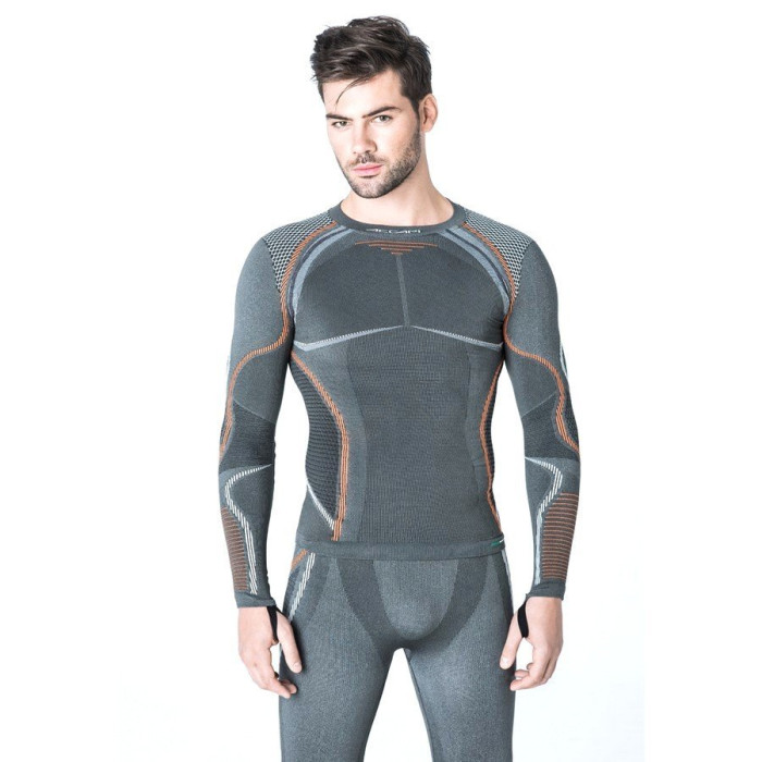 Футболка Accapi Ergoracing Long Sleeve Shirt Man 967 anthracite, M/L  