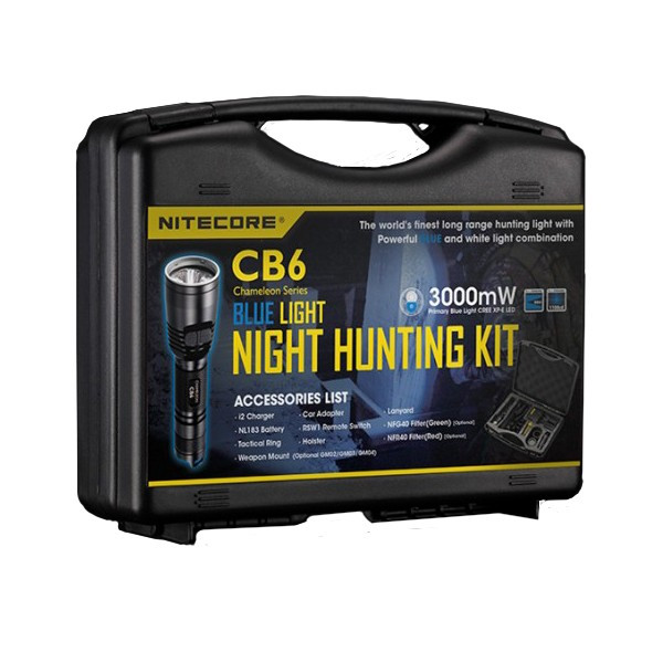 Набор для ночной охоты Nitecore CB6, в подарочном кейсе  