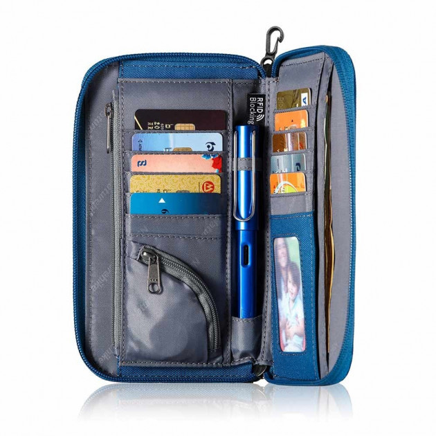 Органайзер Naturehike Travel wallet RFID-Blocking LX02 sky blue NH18X020-B  
