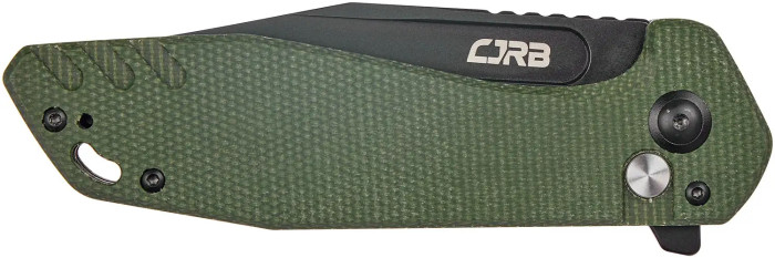 Нож CJRB Riff BB, AR-RPM9 Steel, Micarta green  