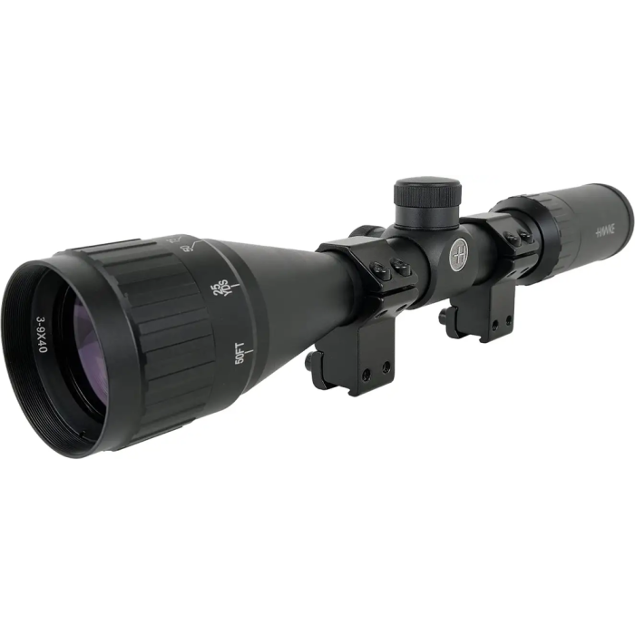 Оптический прицел Hawke Fast Mount 3-9x40 AO сетка Mil Dot. Кольца на Ласточкин хвост  